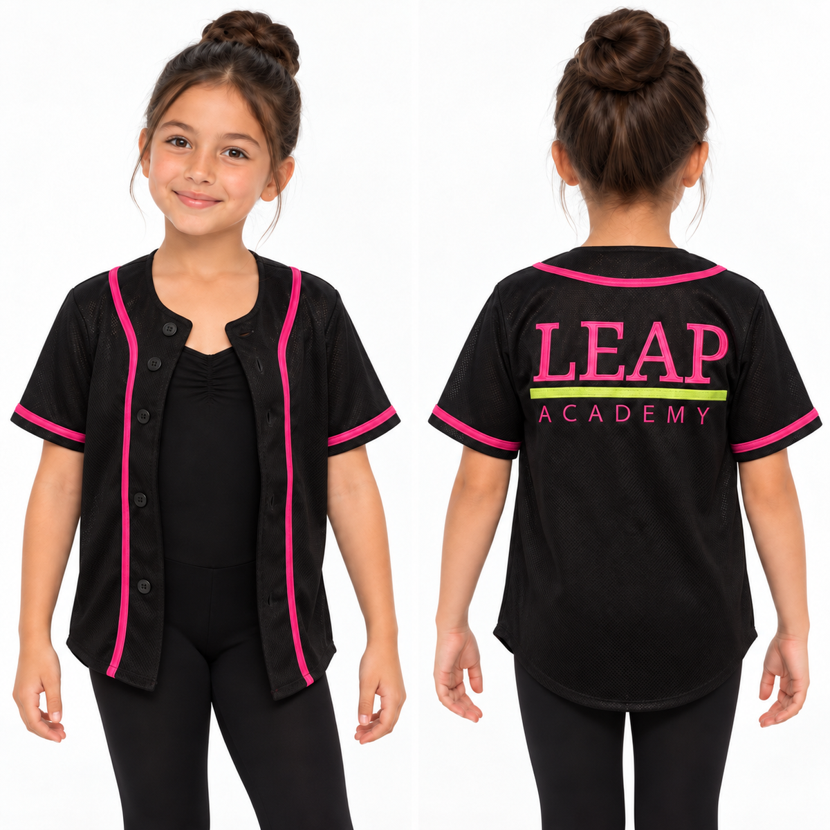 LEAP Academy Baseball Jersey/ No Name Front