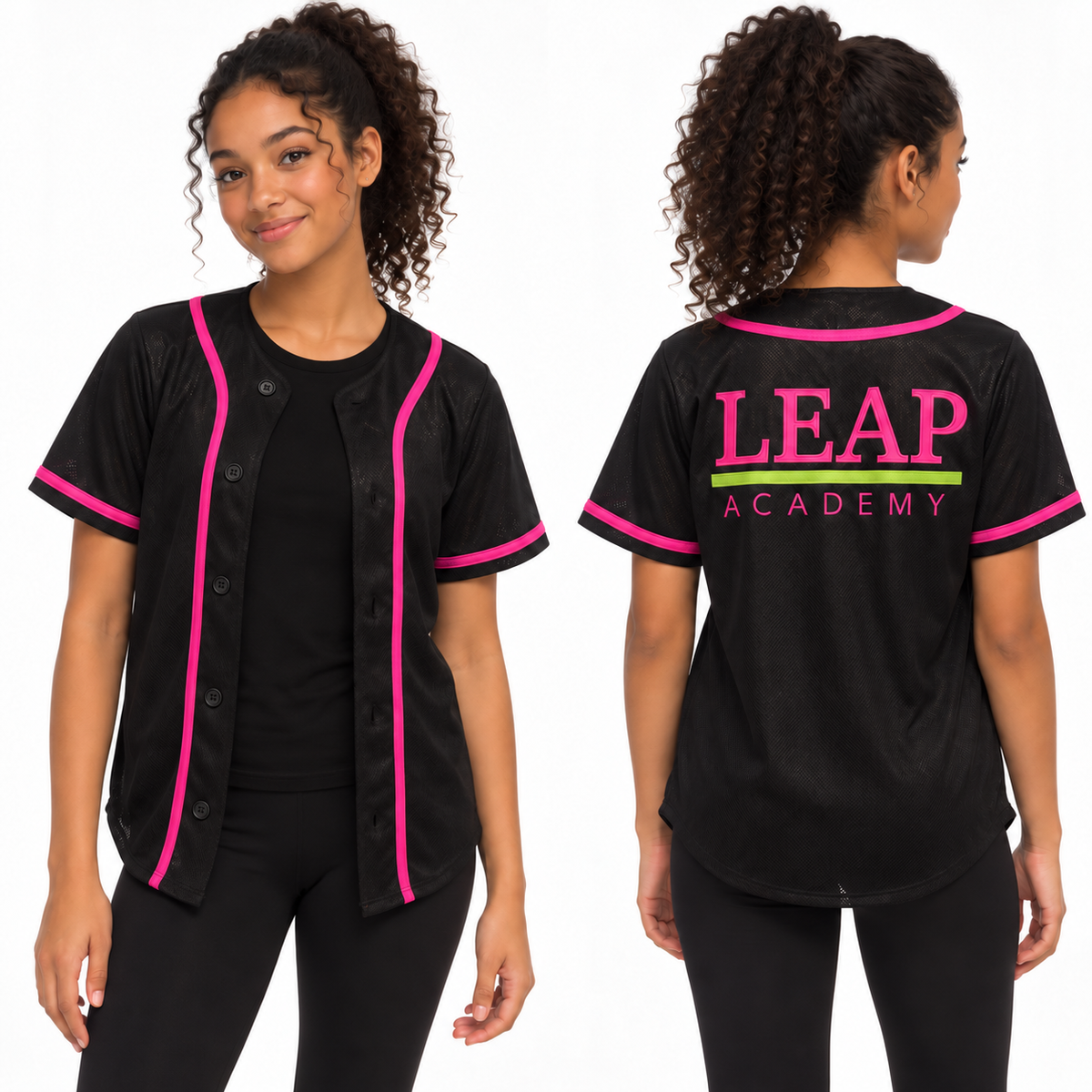 LEAP Academy Baseball Jersey/ No Name Front
