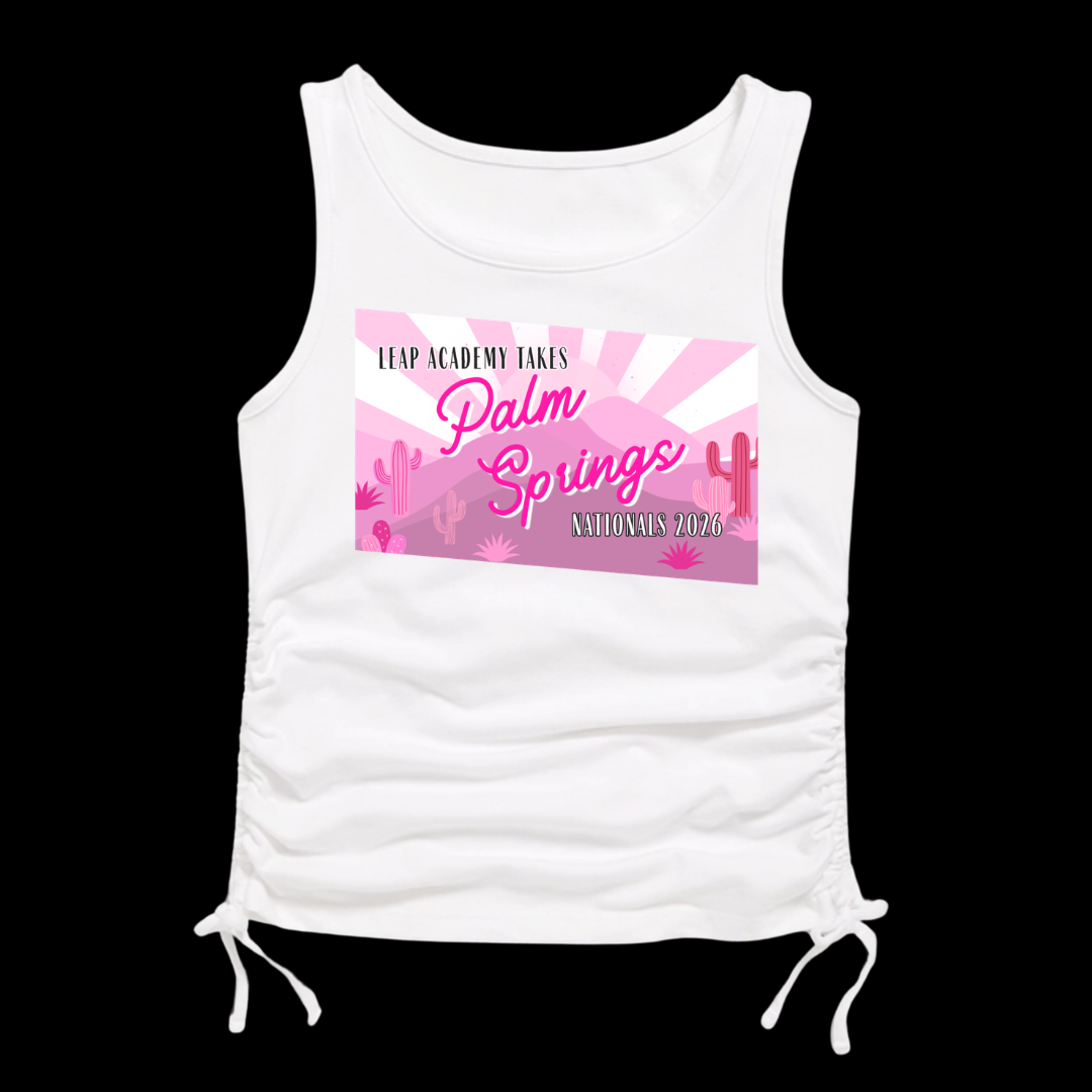 Nationals Side-Ruched Tank Top for Girls